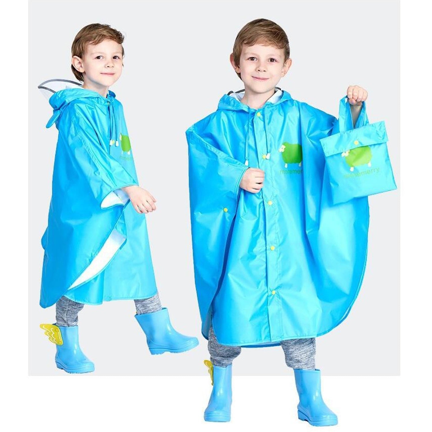 Kids Boys Girls Cute 3D Rain Wear/Raincoat childrensterritory