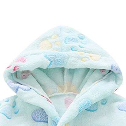 Kids Boys Girls Warm Cartoon Bathrobes/Sleepwear childrensterritory