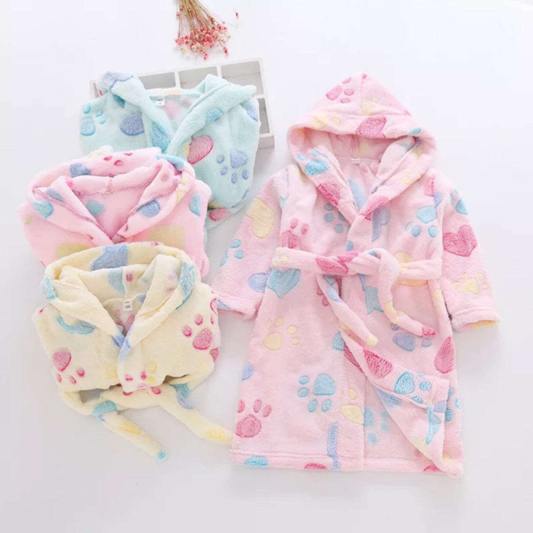 Kids Boys Girls Warm Cartoon Bathrobes/Sleepwear childrensterritory