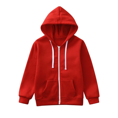 Kids Boys Girls Zip Up Hoodie/Sports Sweatshirt childrensterritory