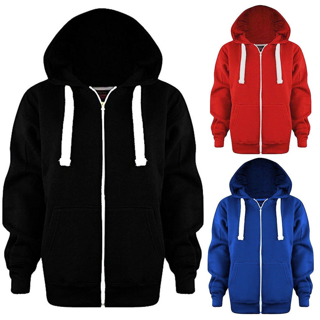 Kids Boys Girls Zip Up Hoodie/Sports Sweatshirt childrensterritory