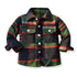 Kids Boys Long Sleeve Classic Plaid Cotton Shirts childrensterritory