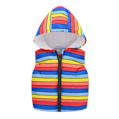 Kids Boys/Girls Cartoon Print Sleeveless Vest childrensterritory