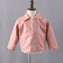 Kids Boys/Girls Stylish Short Leather Jacket/Coat childrensterritory