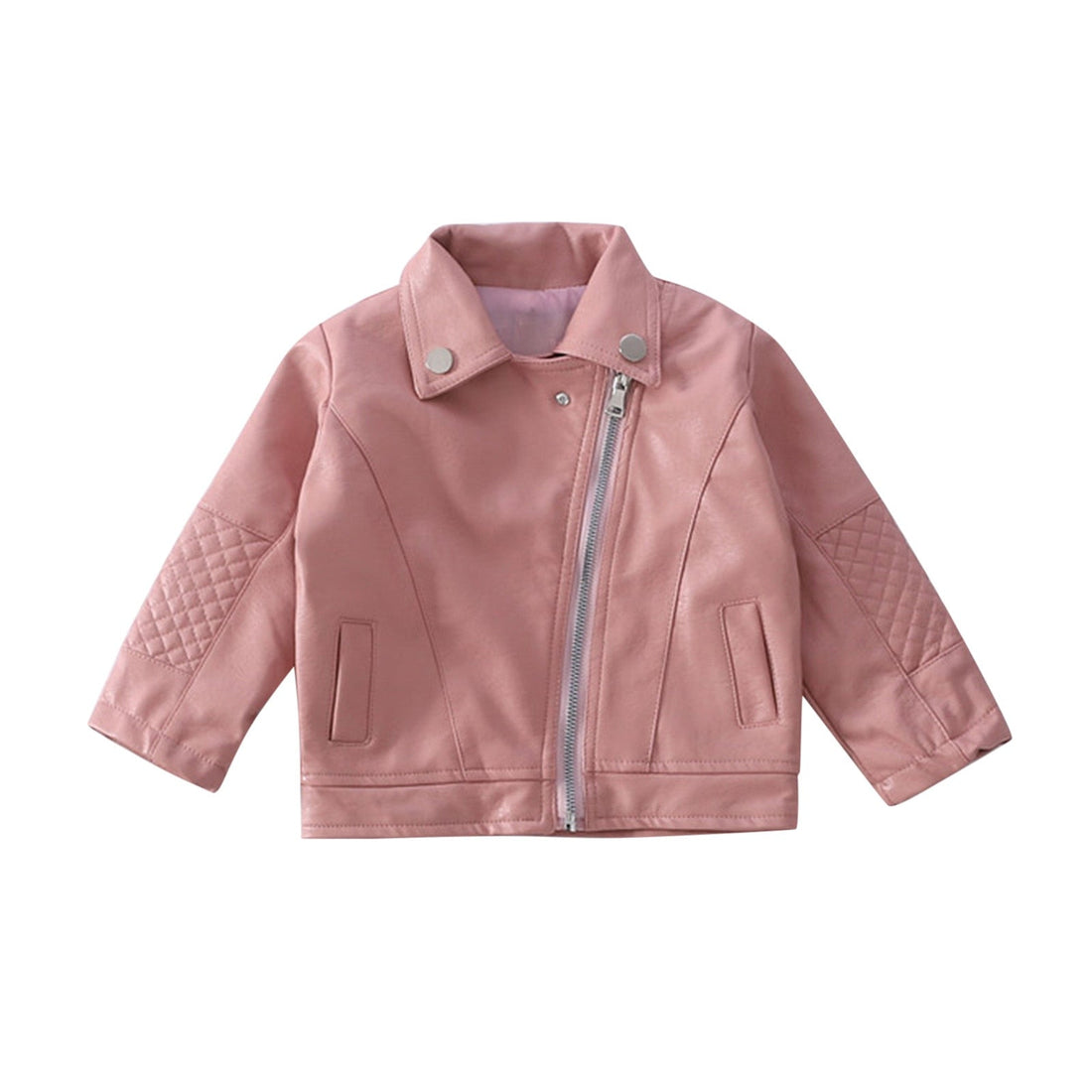 Kids Boys/Girls Stylish Short Leather Jacket/Coat childrensterritory