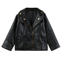 Kids Boys/Girls Stylish Short Leather Jacket/Coat childrensterritory