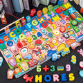 Kids Busy Board/Montessori Wooden Math Puzzle Toys childrensterritory