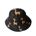 Kids Cartoon Giraffe Print Bucket Hats/Beach Hat childrensterritory
