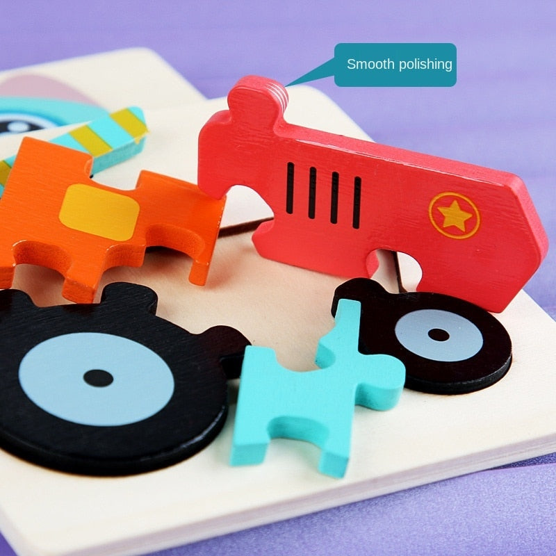 Kids Colorful 3D Jigsaw Puzzle/Educational Toys childrensterritory