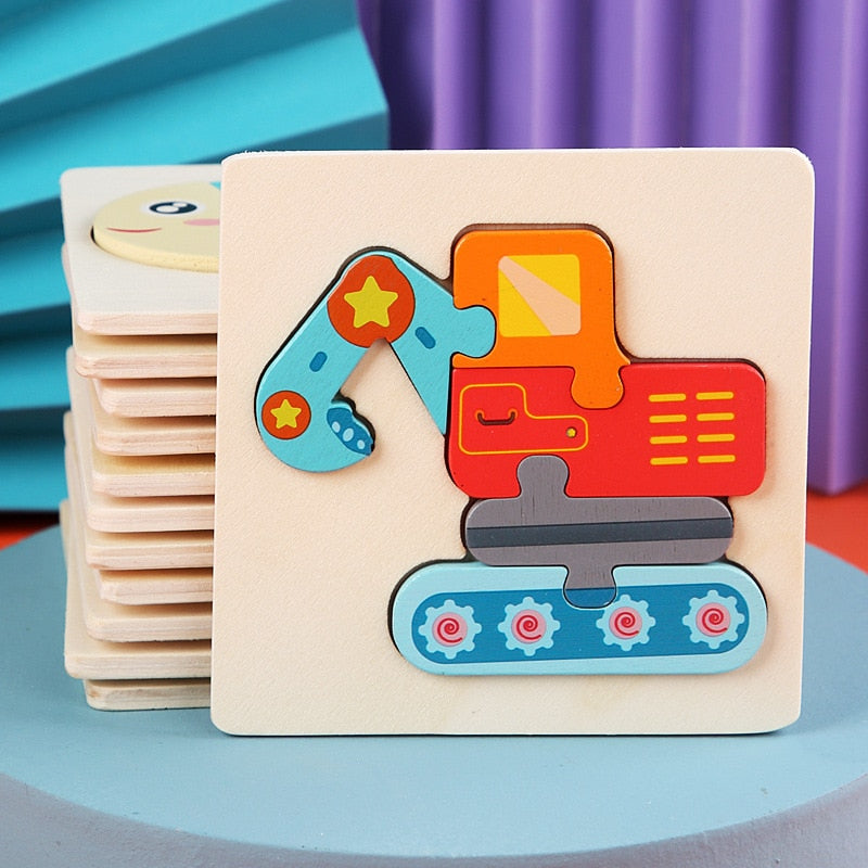 Kids Colorful 3D Jigsaw Puzzle/Educational Toys childrensterritory
