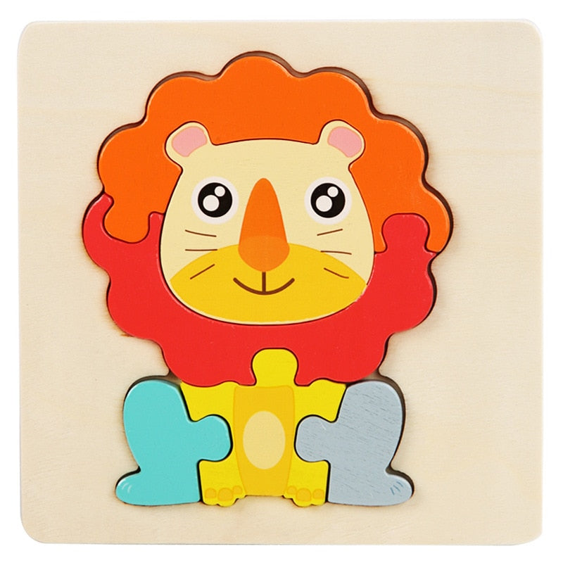 Kids Colorful 3D Jigsaw Puzzle/Educational Toys childrensterritory