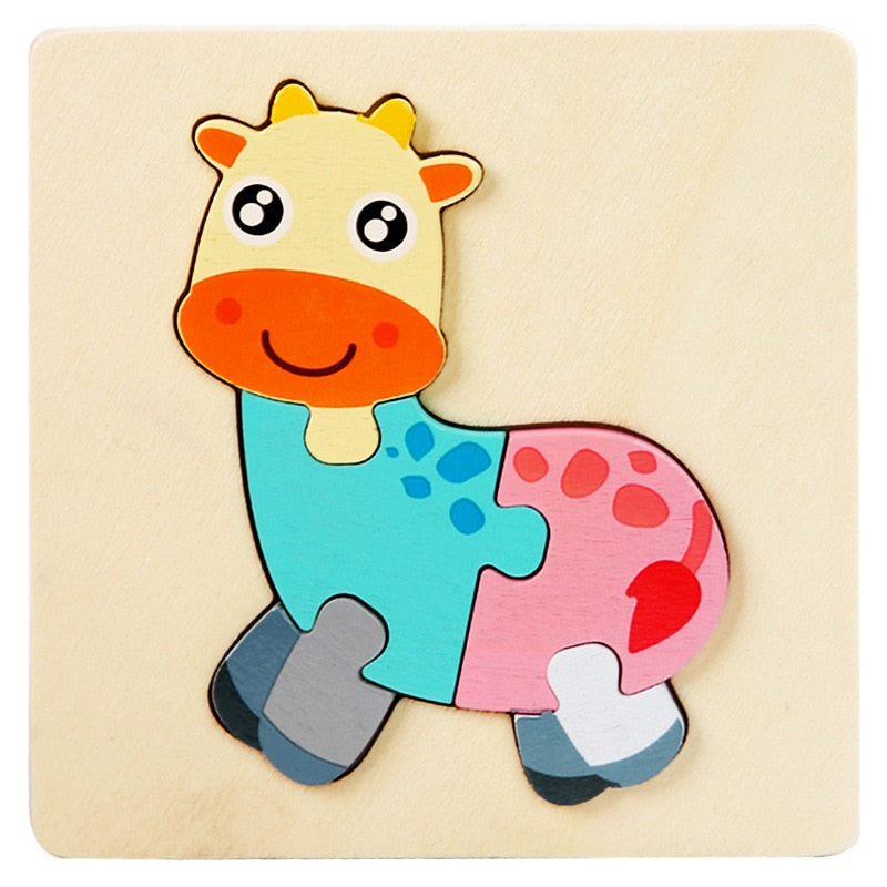 Kids Colorful 3D Jigsaw Puzzle/Educational Toys childrensterritory
