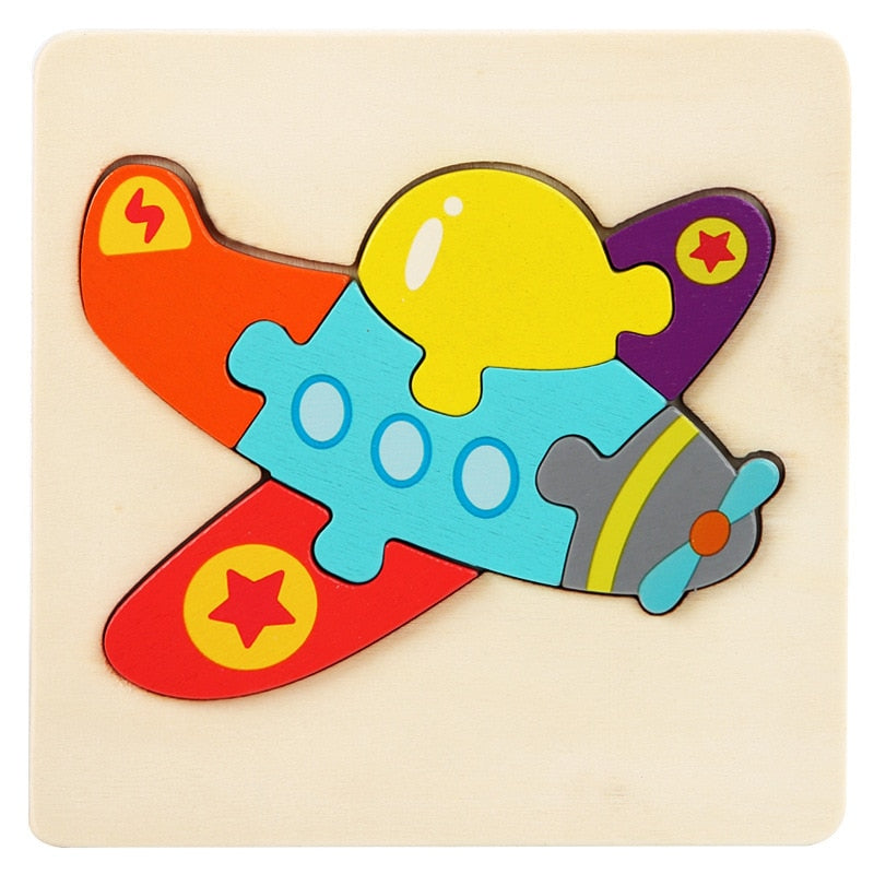Kids Colorful 3D Jigsaw Puzzle/Educational Toys childrensterritory
