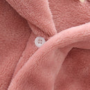 Kids Cute Cartoon Pattern Hooded Robes/Flannel Night-Robe childrensterritory