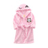 Kids Cute Cartoon Pattern Hooded Robes/Flannel Night-Robe childrensterritory