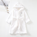 Kids Cute Cartoon Pattern Hooded Robes/Flannel Night-Robe childrensterritory