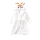 Kids Cute Cartoon Pattern Hooded Robes/Flannel Night-Robe childrensterritory