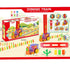 Kids Domino Rally Electric Train Toy With Lights And Sound childrensterritory
