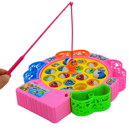 Kids Electric &amp; Musical Rotating Fishing Game childrensterritory
