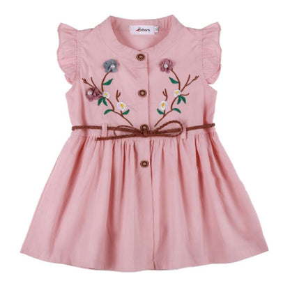 Kids Embroidered Princess Dress for Summer childrensterritory