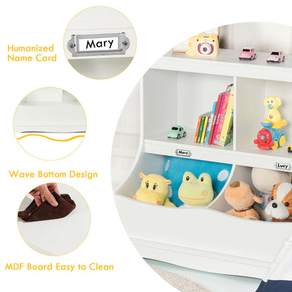 Kids Floor Cabinet Multi-Functional Bookcase childrensterritory