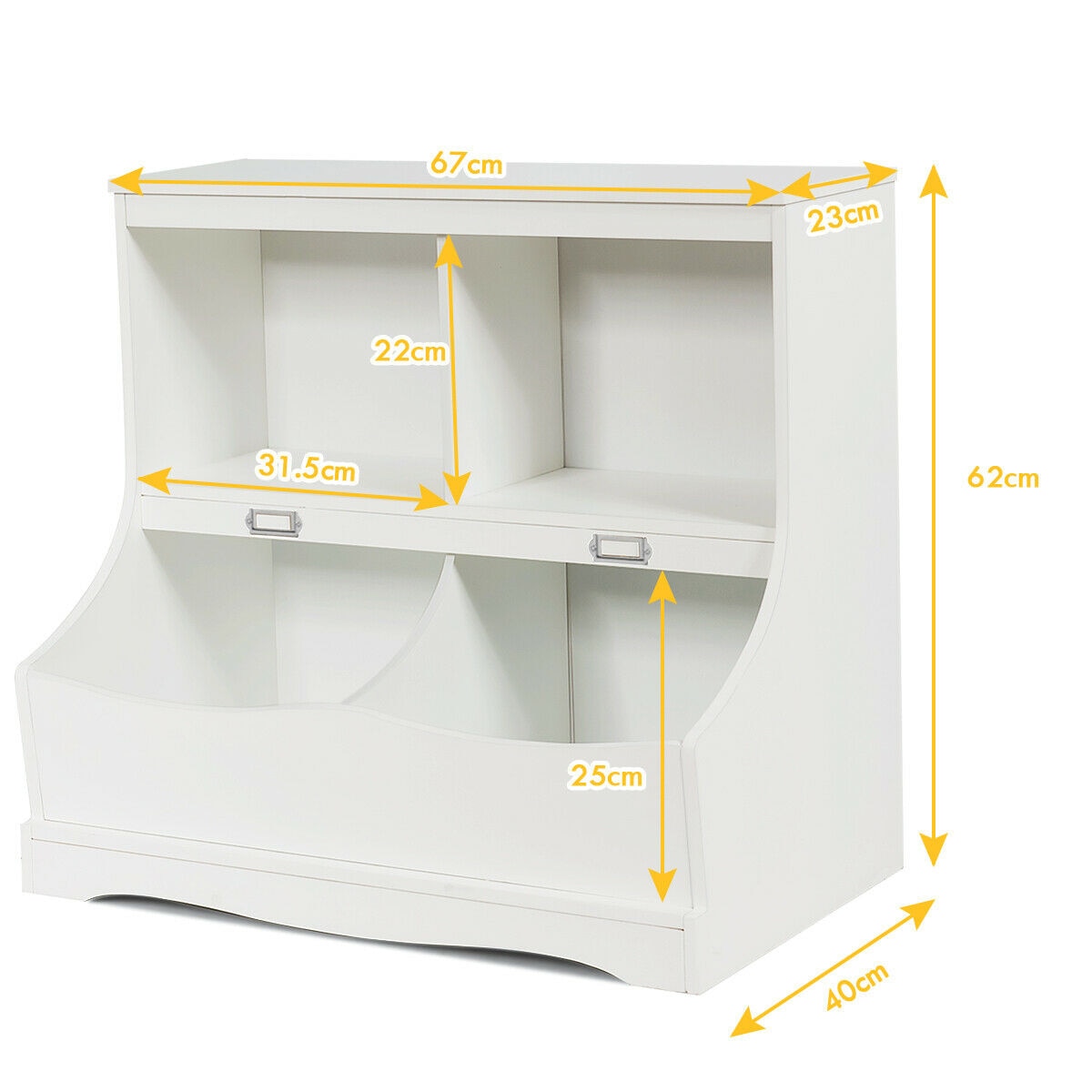 Kids Floor Cabinet Multi-Functional Bookcase childrensterritory