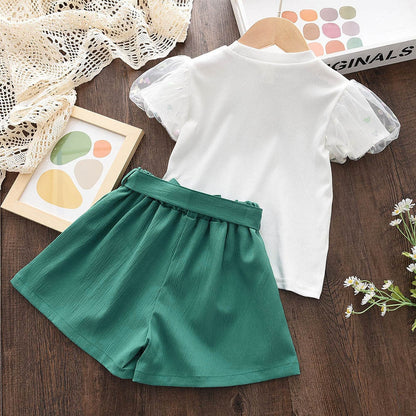 Kids Girl Casual 2Pcs Summer Clothes Set childrensterritory