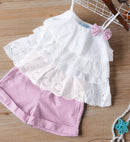 Kids Girls 2Pcs Cotton Outfit Set for Summer childrensterritory