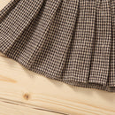 Kids Girls 2Pcs Turtleneck Knitwear & Pleated Skirt Set childrensterritory