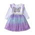 Kids Girls Butterfly Sequins Princess Dress childrensterritory