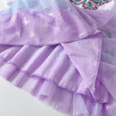 Kids Girls Butterfly Sequins Princess Dress childrensterritory