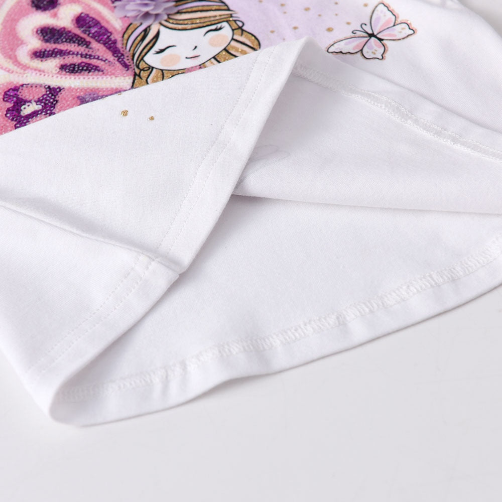 Kids Girls Fairy Princess Top/ Long Sleeve T-shirt childrensterritory
