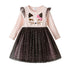 Kids Girls Leopard Gauze Skirt Party Dress/Ball Gowns childrensterritory