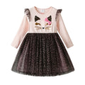 Kids Girls Leopard Gauze Skirt Party Dress/Ball Gowns childrensterritory