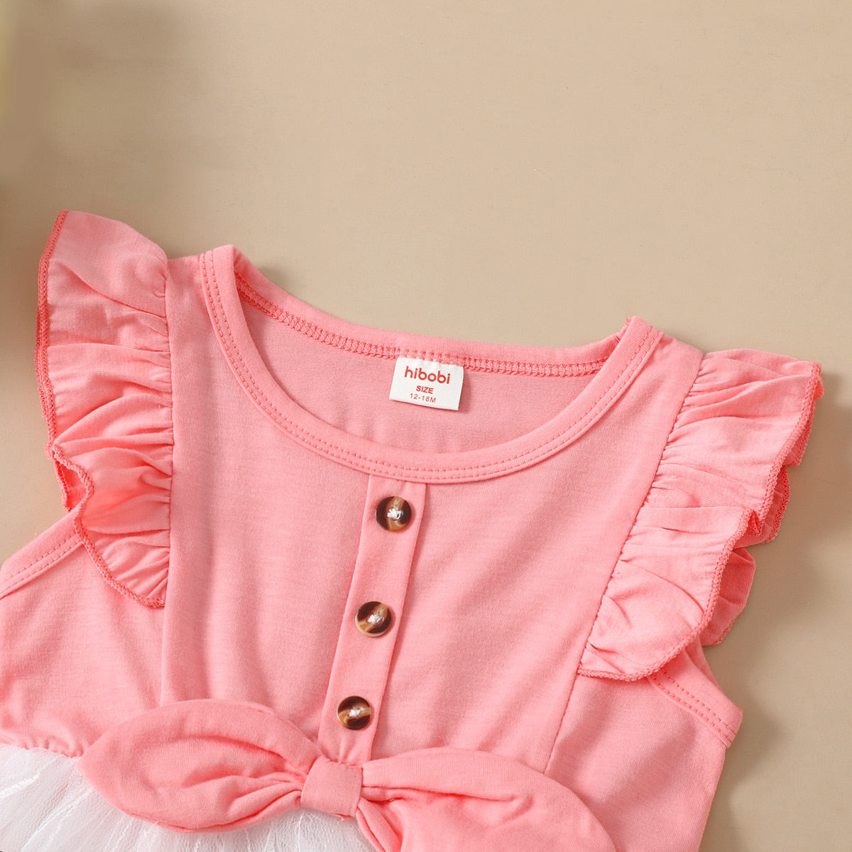 Kids Girls Ruffle Butterfly Pattern Tutu Party Dress childrensterritory