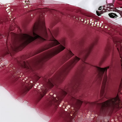 Kids Girls Sequins Tutu Birthday/Christmas Party Dress childrensterritory