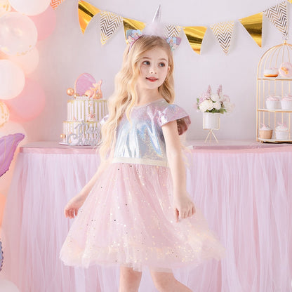 Kids Girls Sleeveless Princess Dress childrensterritory