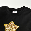 Kids Girls Star Sequins Princess Party Dress childrensterritory