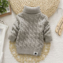 Kids Girls Tricots Turtleneck Pullover/Sweaters childrensterritory