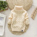 Kids Girls Tricots Turtleneck Pullover/Sweaters childrensterritory