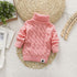 Kids Girls Tricots Turtleneck Pullover/Sweaters childrensterritory