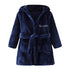 Kids Girls/Boys Hooded Flannel Bathrobe/Sleepwear childrensterritory