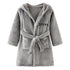 Kids Girls/Boys Hooded Flannel Bathrobe/Sleepwear childrensterritory