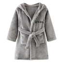 Kids Girls/Boys Hooded Flannel Bathrobe/Sleepwear childrensterritory