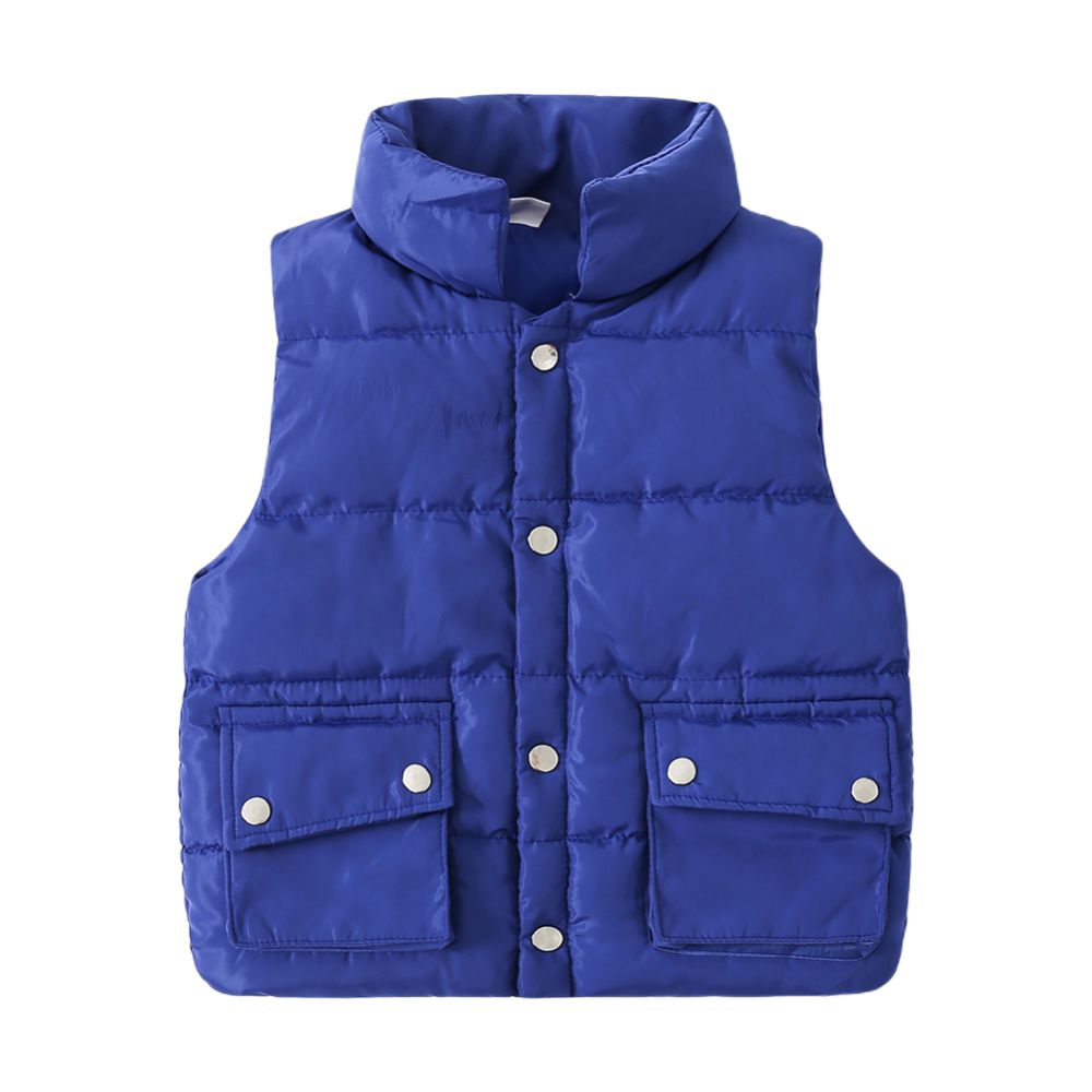 Kids Girls/Boys Solid Down Waistcoat/Outerwear childrensterritory