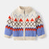 Kids Knit Printed Zipper Cardigan/Outerwear childrensterritory