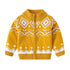 Kids Knit Printed Zipper Cardigan/Outerwear childrensterritory