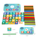 Kids Magnetic Digital Counting Wood Sticks Game childrensterritory