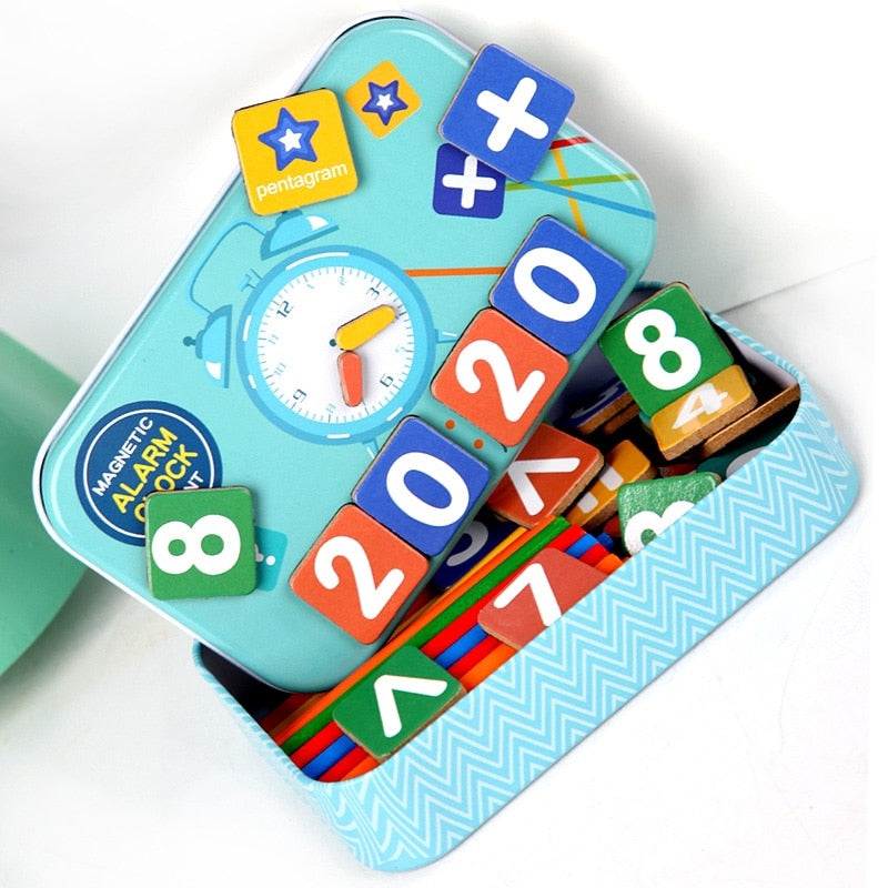 Kids Magnetic Digital Counting Wood Sticks Game childrensterritory