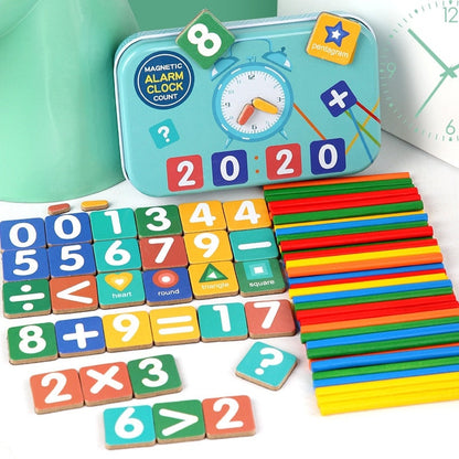 Kids Magnetic Digital Counting Wood Sticks Game childrensterritory